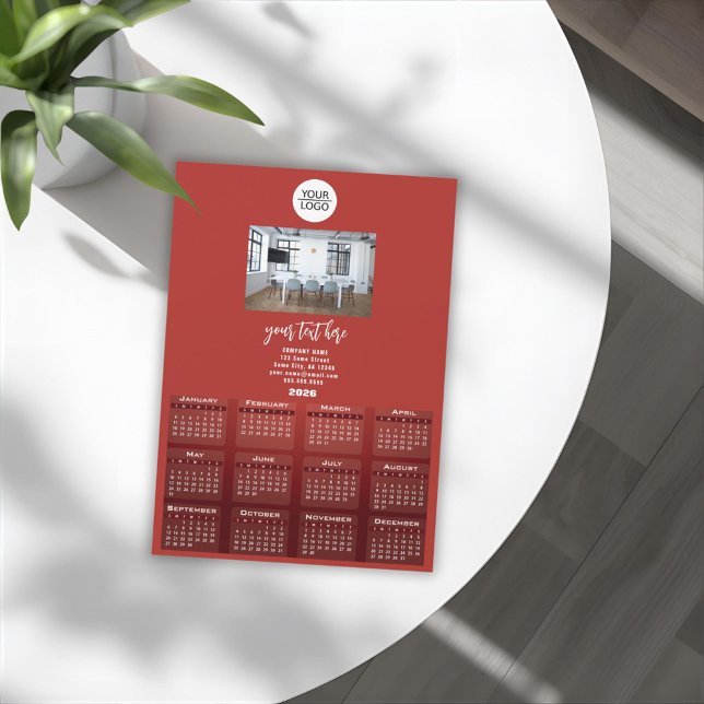 Lägg till ditt Logotyp 2026 Calendar Company Photo (Skapare uppladdad)