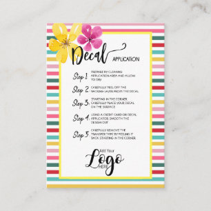 LÄGG TILL DITT LOGOTYP-DOCK-CARDS-INLEDNINGAR VISITKORT