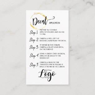 LÄGG TILL DITT LOGOTYP-DOCK-CARDS-INLEDNINGAR VISITKORT