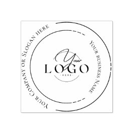 Lägg till ditt MODERN Business LOGOTYP ADRESS COMP Stämpel