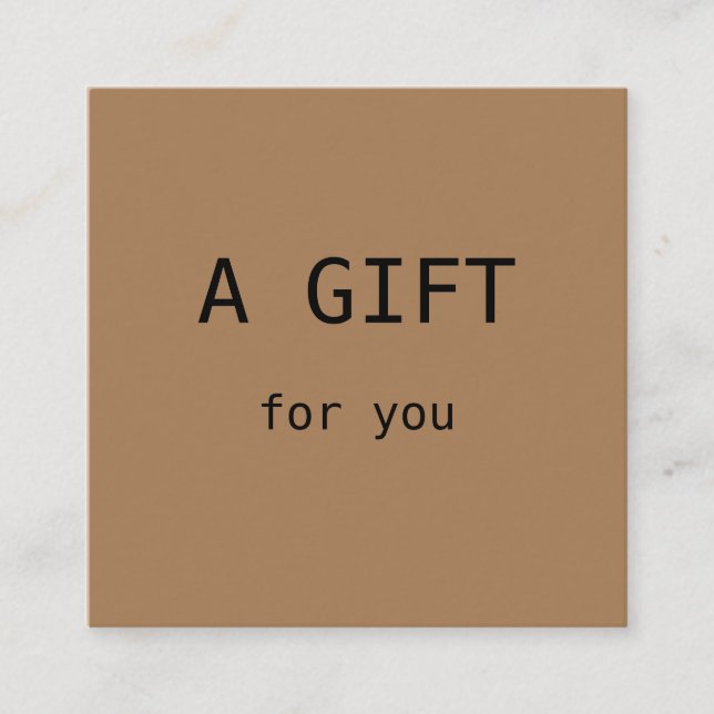 lägg till ditt namn adress logotyp dis fyrkantigt visitkort (Framsida)