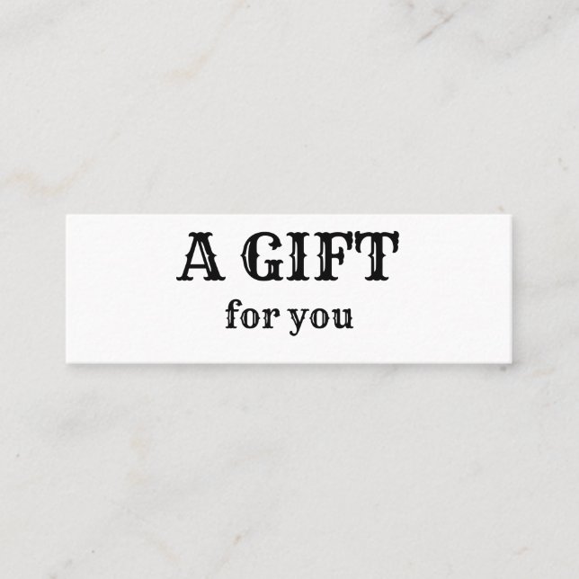 lägg till ditt namn adress logotyp dis mini visitkort (Framsida)