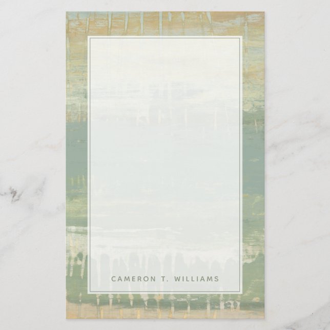 Lägg till ditt namn| Beräknad Horisont Brevpapper (Framsida)