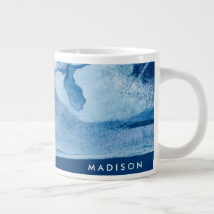 Lägg till ditt namn   Blue Amore II Jumbo Mugg