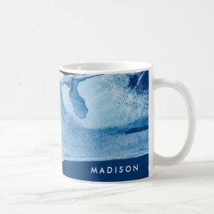 Lägg till ditt namn   Blue Amore II Kaffemugg