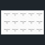 Lägg till ditt namn bröllop klistermärke<br><div class="desc">utformning</div>