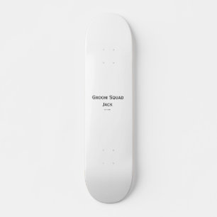 Lägg till ditt namn bröllop mini skateboard bräda 18,5 cm