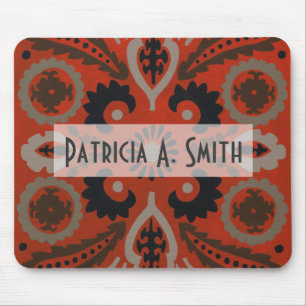 Lägg till ditt namn   Cinnabar Suzani II Musmatta