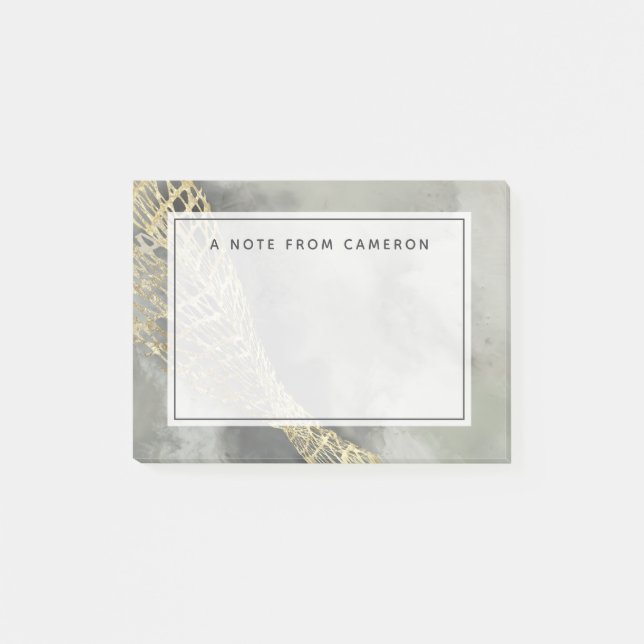 Lägg till ditt namn | Cloud Matrix Post-it Block (Framsida)