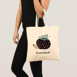 Lägg till ditt namn Cute Hedgehog Tygkasse<br><div class="desc">Lägg till ditt namn Cute Hedgehog till bag.</div>