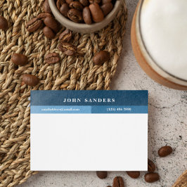 Lägg till ditt namn enkelt Mörk blått Post-it Block