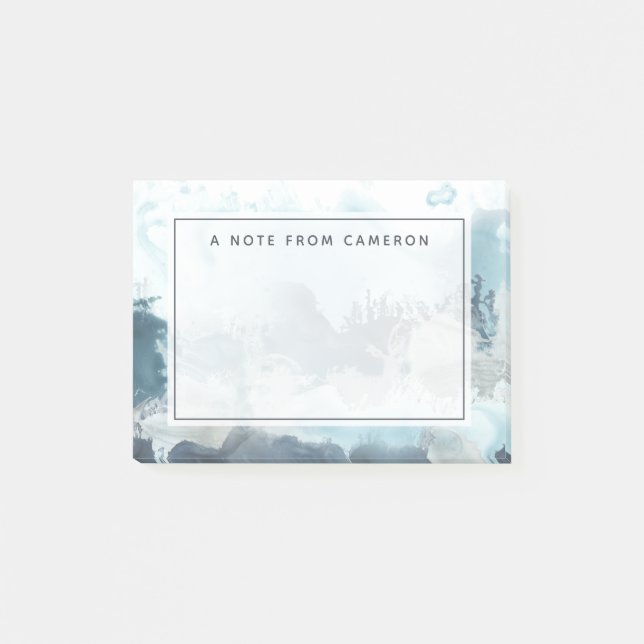 Lägg till ditt namn | Forest Sea Post-it Block (Framsida)