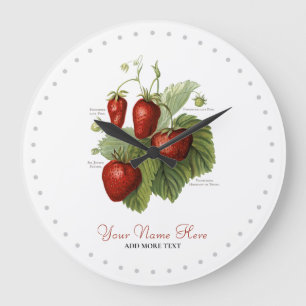 Lägg till ditt namn genom att lägga till jordgubbs stor klocka