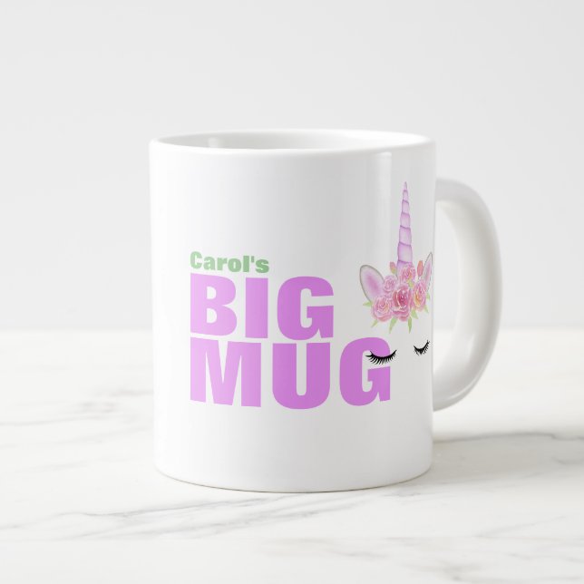 Lägg till ditt namn - Gift Jumbo Mugg (Framsida höger)