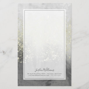 Lägg till ditt namn  Glitter Swirl Brevpapper