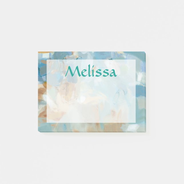 Lägg till ditt namn| Gnistra Beach Post-it Block (Framsida)