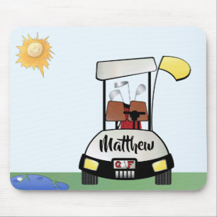 Lägg till ditt namn Golf Mousepad Musmatta