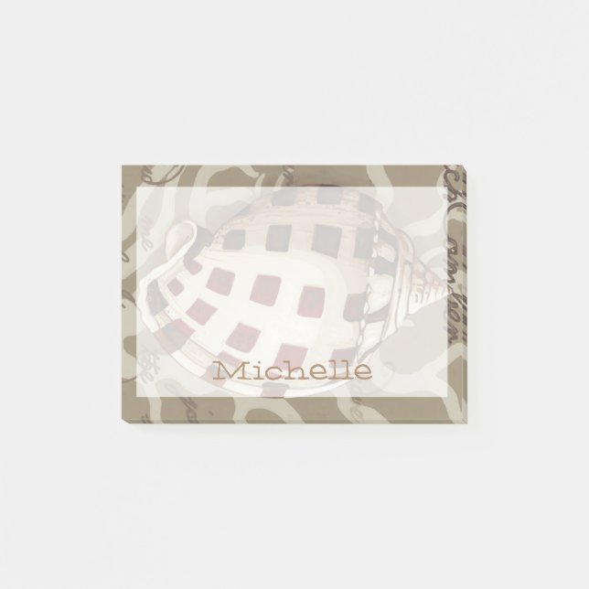 Lägg till ditt namn | Havsbottenredskap I Post-it Block (Framsida)