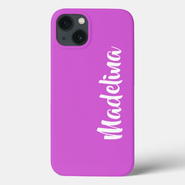 Lägg till ditt namn i Anpassade-telefonväska ett f (Baksida)