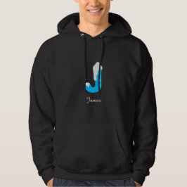 Lägg till ditt namn i din design (bokstav J) Hoodie