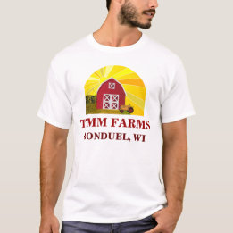 Lägg till ditt namn i Red Barn med Big Sol Tee