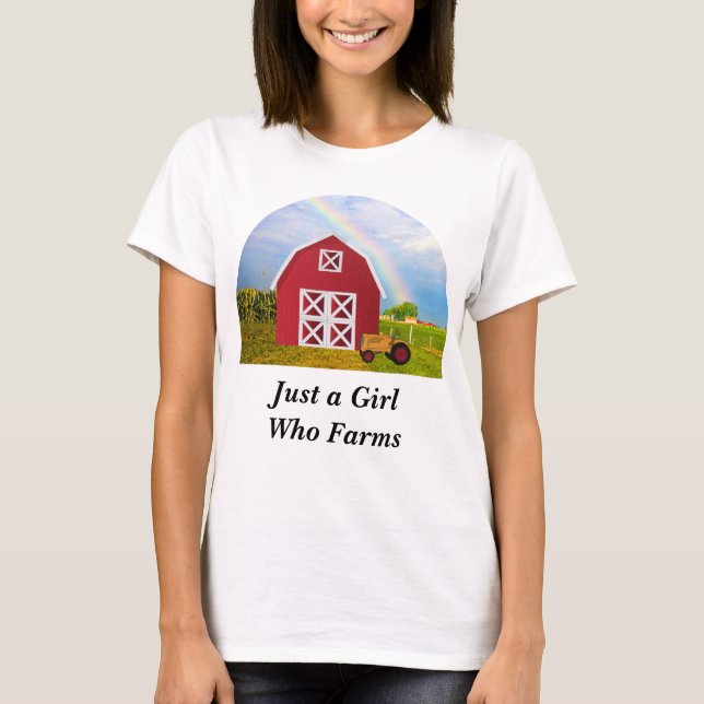 Lägg till ditt namn i Red Barn med Blå himmel Tröja (Framsida)