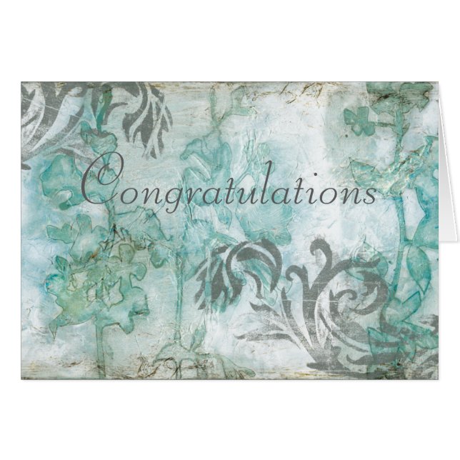 Lägg till ditt namn | Icke-emballerad blomstråle I Hälsningskort (Framsidan Horizontal)