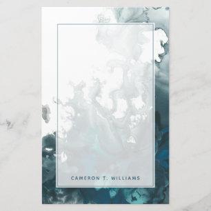 Lägg till ditt namn  Indigo Tempest Brevpapper