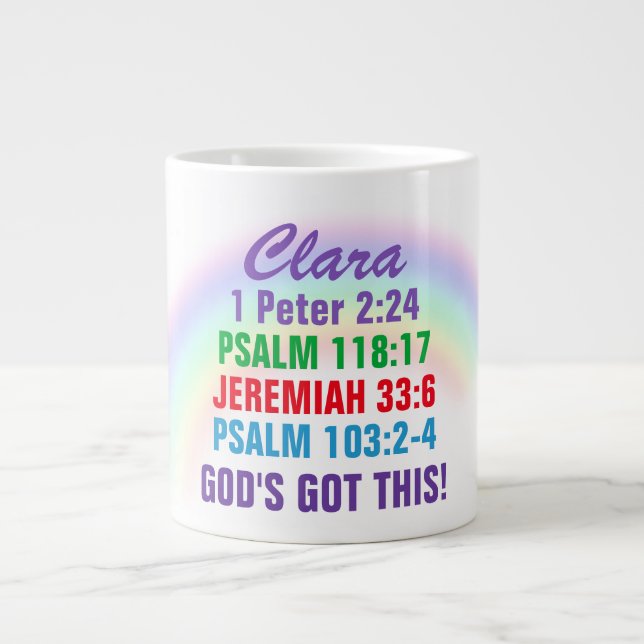 Lägg till ditt namn - Jumbo Mugg (Framsidan)