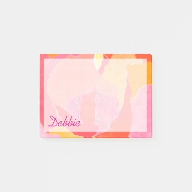 Lägg till ditt namn| Kål Ro IV Post-it Block (Framsida)