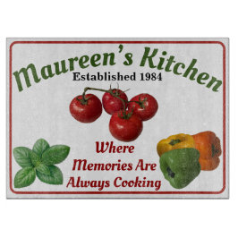 "Lägg till ditt namn" Köksglasskärna