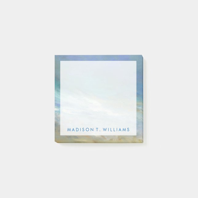 Lägg till ditt namn | Kustmoln Post-it Block (Framsida)