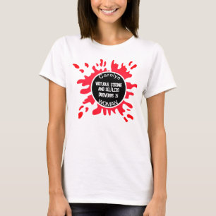 Lägg till ditt namn - Kvinnors vanliga sötskjorta T Shirt