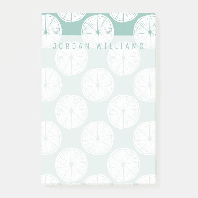 Lägg till ditt namn | Låt oss Taco Om Kärlek | Tea Post-it Block (Framsida)