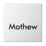 lägg till ditt namn "lett" kakelplatta<br><div class="desc">design</div>