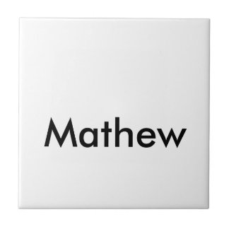 lägg till ditt namn "lett"  kakelplatta