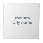 lägg till ditt namn "lett" kakelplatta<br><div class="desc">utformning</div>