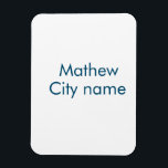 lägg till ditt namn "lett" magnet<br><div class="desc">utformning</div>