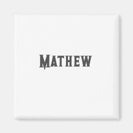 lägg till ditt namn "lett" magnet