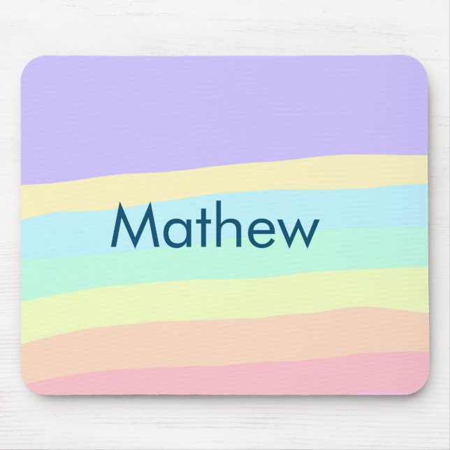 lägg till ditt namn "lett" musmatta (Framsidan)