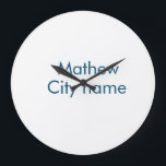 lägg till ditt namn "lett" stor klocka<br><div class="desc">utformning</div>