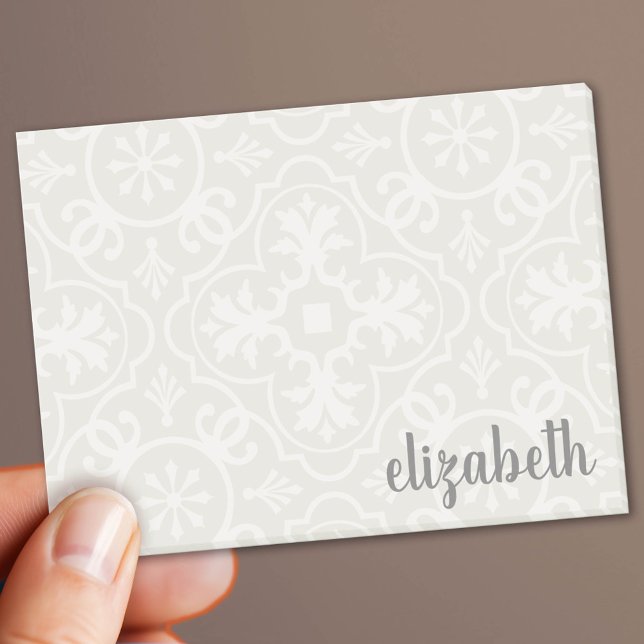 Lägg till ditt namn med hjälp av Rustit Modern Far Post-it Block (Custom Post It Note Pad)