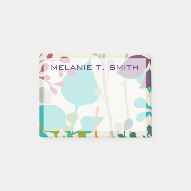 Lägg till ditt namn | Metro Garden III Post-it Block (Framsida)