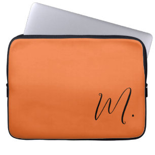Lägg till ditt namn, Modern Monogram, inledande ka Laptop Fodral