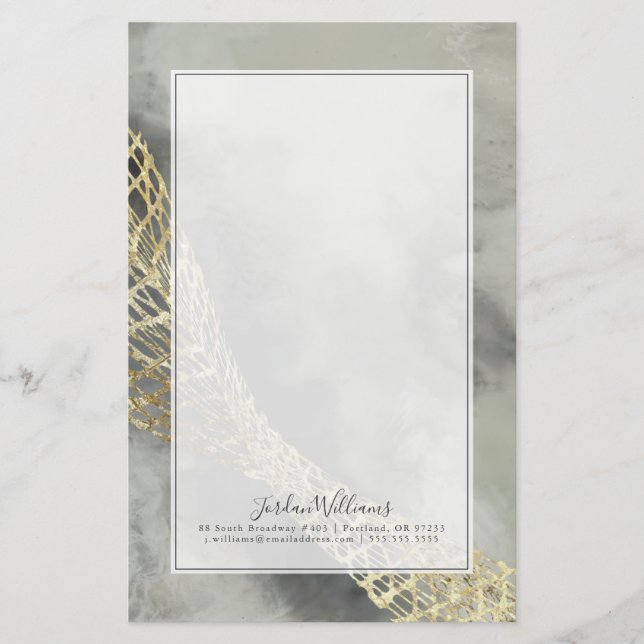 Lägg till ditt namn| Molnmatris Brevpapper (Framsida)