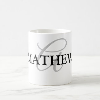 lägg till ditt namn MONOGRAM-MARSKALKAR Kaffemugg