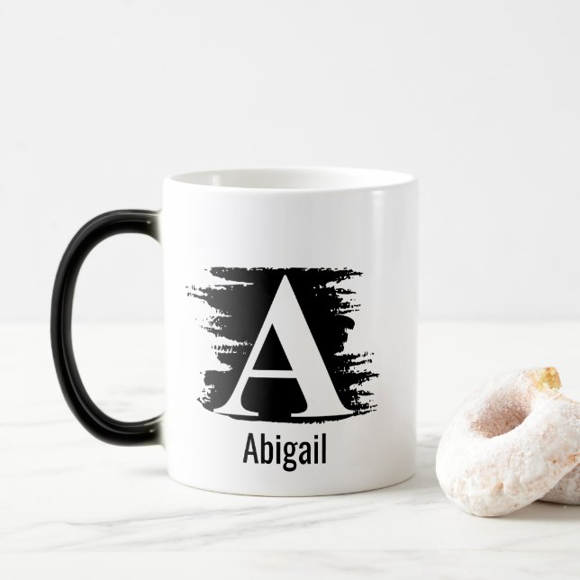 Lägg till ditt namn - Monogram Mugg (Med munk)