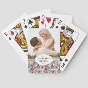 Lägg till ditt namn   Mönster med djurtryck Casinokort