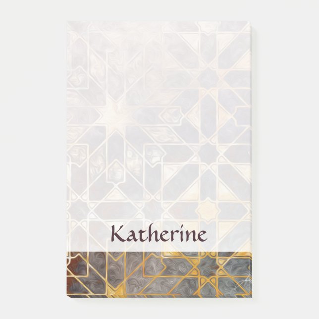 Lägg till ditt namn | Mystik I Post-it Block (Framsida)