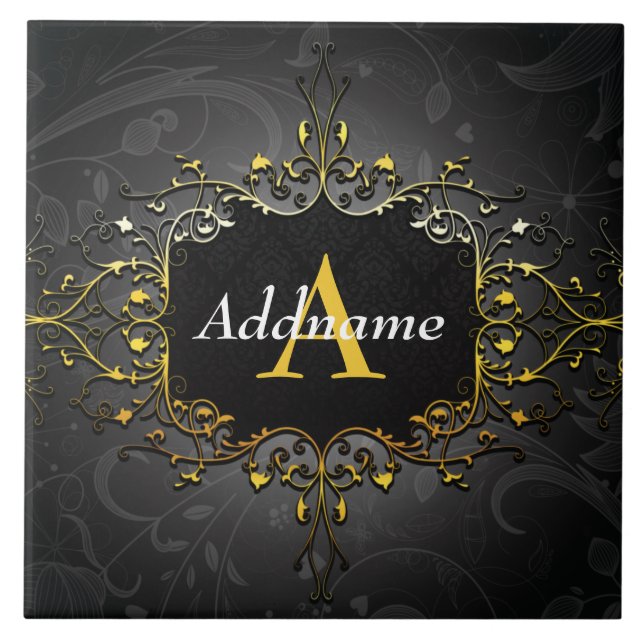 Lägg till ditt namn och första kakelplatta (Framsidan)